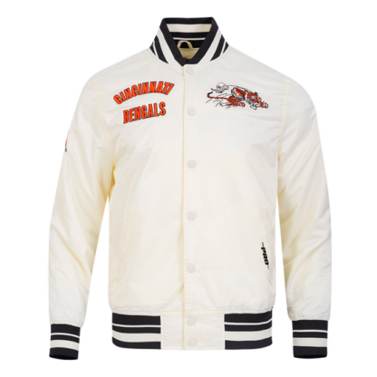 Jacket Nfl Cincinnati Bengals Retro Classic Men'S Rib Satin