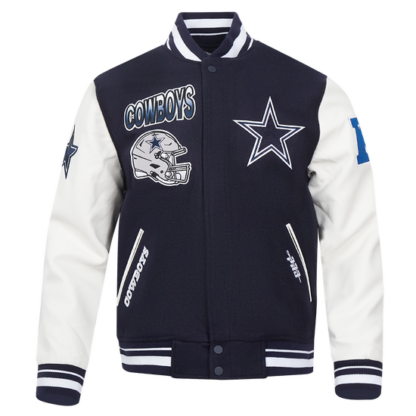 Jacket Nfl Dallas Cowboys Turn It Up Men'S Rib Wool Varsity