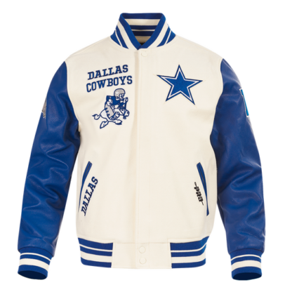 Jacket Nfl Dallas Cowboys Retro Classic Men'S Wool Varsity