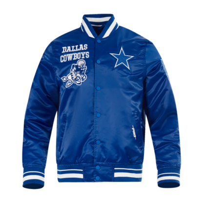 Jacket Nfl Dallas Cowboys Retro Classic Men'S Rib Satin