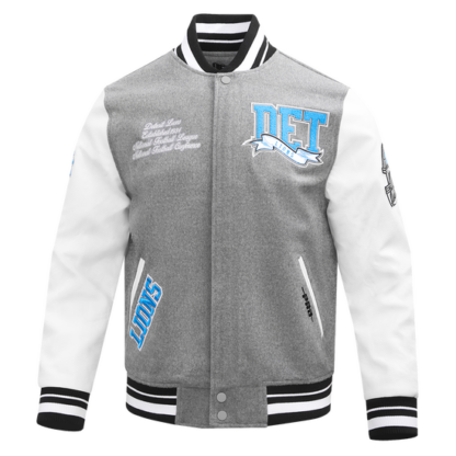 Jacket Nfl Detroit Lions Team Pennants Men'S Wool Varsity