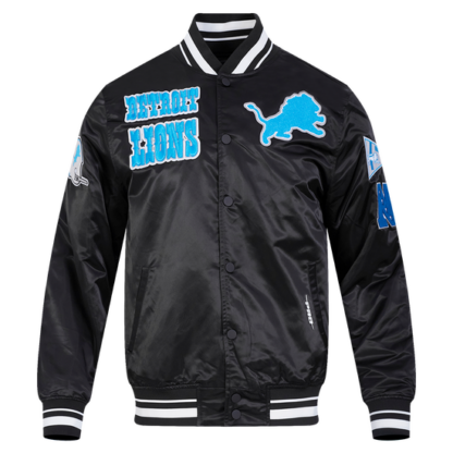 Jacket Nfl Detroit Lions Retro Classic Men'S Rib Satin