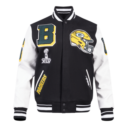 Jacket Nfl Green Bay Packers Mashup Men'S Rib Wool Varsity