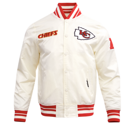 Jacket Nfl Kansas City Chiefs Retro Classic Men'S Rib Satin