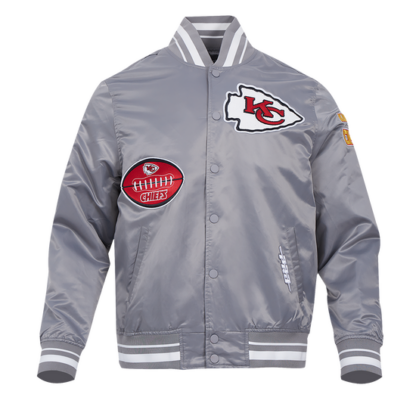 Jacket Nfl Kansas City Chiefs Old English Men'S Rib Satin