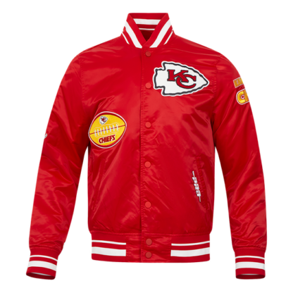 Jacket Nfl Kansas City Chiefs Old English Men'S Rib Satin