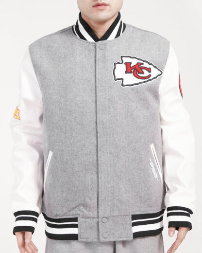 Jacket Nfl Kansas City Chiefs Old English Men'S Wool Varsity