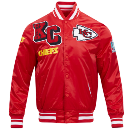 Jacket Nfl Kansas City Chiefs Mashup Men'S Rib Satin