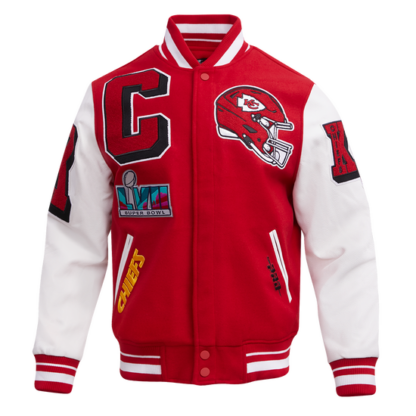 Jacket Nfl Kansas City Chiefs Mashup Men'S Rib Wool Varsity