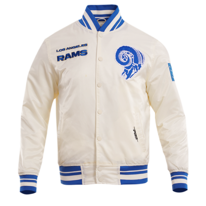 Jacket Nfl Los Angeles Rams Retro Classic Men'S Rib Satin