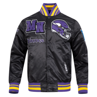 Jacket Nfl Minnesota Vikings Mashup Men'S Rib Satin