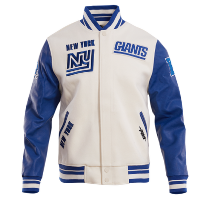 Jacket Nfl New York Giants Retro Classic Men'S Wool Varsity