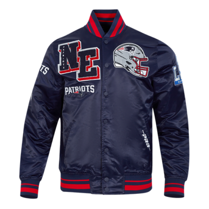 Jacket Nfl New England Patriots Mashup Men'S Rib Satin