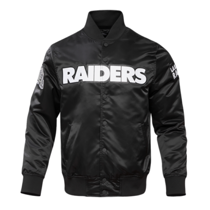 Jacket Nfl Las Vegas Raiders Big Logo Men'S Satin