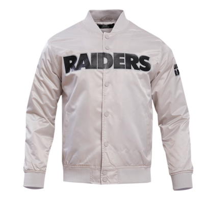 Jacket Nfl Las Vegas Raiders Big Logo Men'S Satin