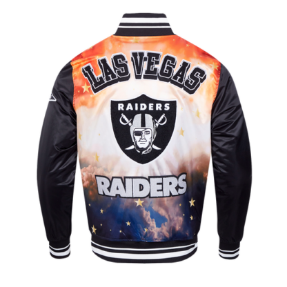 Jacket Nfl Las Vegas Raiders Sublimated Men'S Satin-Orange