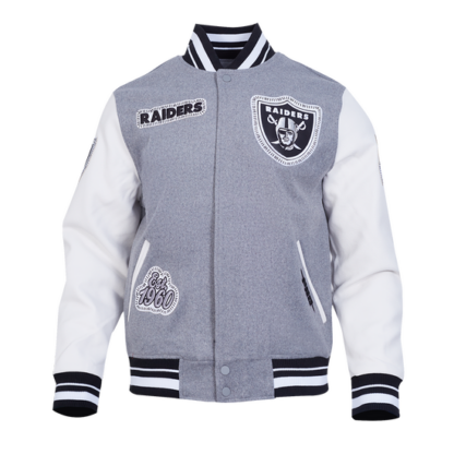 Jacket Nfl Las Vegas Raiders Diy Pick Stitch Wool Varsity