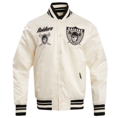 Jacket Nfl Las Vegas Raiders Retro Classic Men'S Rib Satin