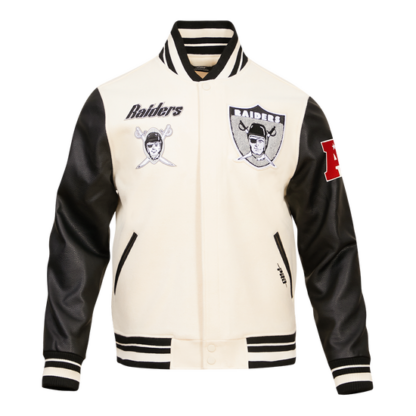 Jacket Nfl Oakland Raiders Retro Classic Men'S Wool Varsity