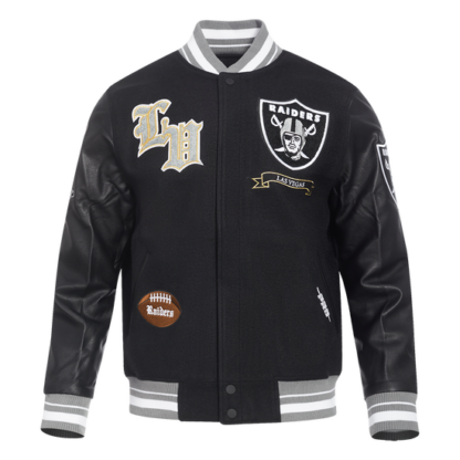 Jacket Nfl Las Vegas Raiders Pro Prep Wool Men'S Varsity