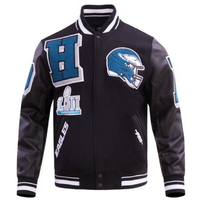 Jacket Nfl Philadelphia Eagles Mashup Men'S Wool Varsity