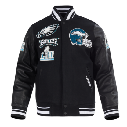 Jacket Nfl Philadelphia Eagles Mashup Wool Men'S Varsity