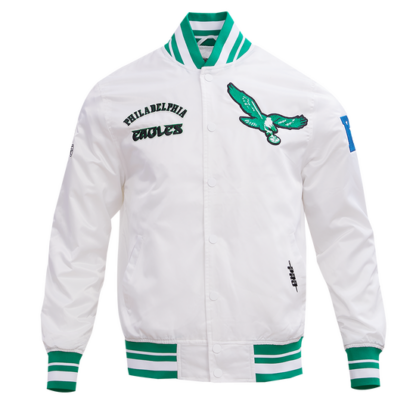 Jacket Nfl Philadelphia Eagles Retro Classic Men'S Satin