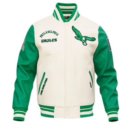 Jacket Nfl Philadelphia Eagles Retro Classic Wool Varsity