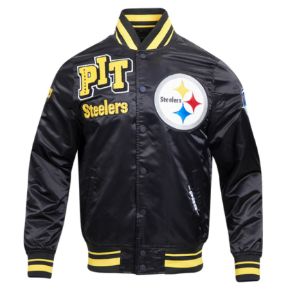 Jacket Nfl Pittsburgh Steelers Mashup Men'S Rib Satin