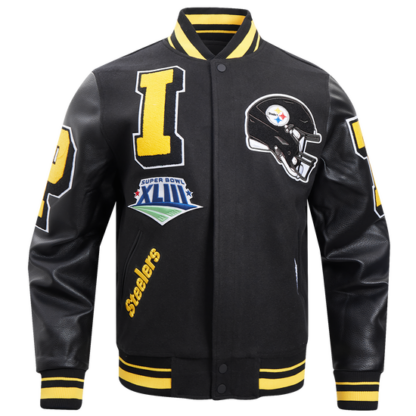 Jacket Nfl Pittsburgh Steelers Mashup Men'S Wool Varsity