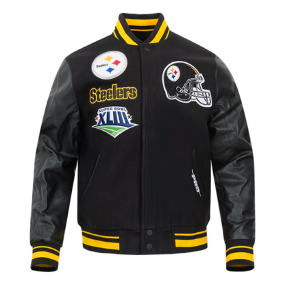 Jacket Nfl Pittsburgh Steelers Mash Up Wool Varsity