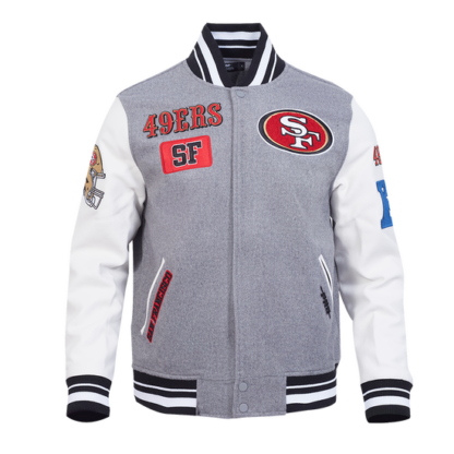 Jacket Nfl San Francisco 49Ers Area Code Men'S Wool Varsity