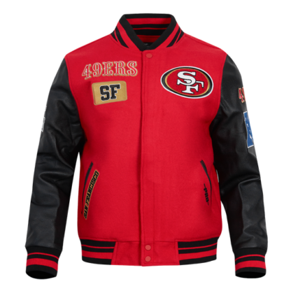 Jacket Nfl San Francisco 49Ers Area Code Men'S Wool Varsity