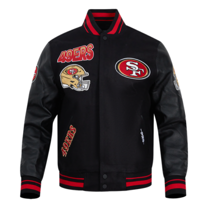 Jacket Nfl San Francisco 49Ers Turn It Up Men'S Wool Varsity