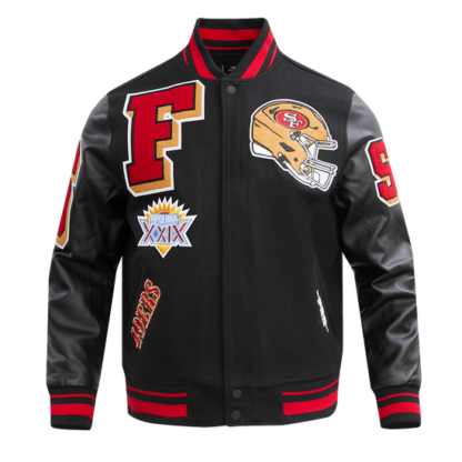 Jacket Nfl San Francisco 49Ers Mashup Men'S Wool Varsity