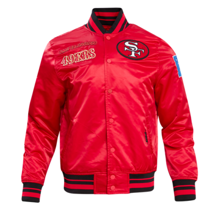 Jacket Nfl San Francisco 49Ers Retro Classic Men'S Satin