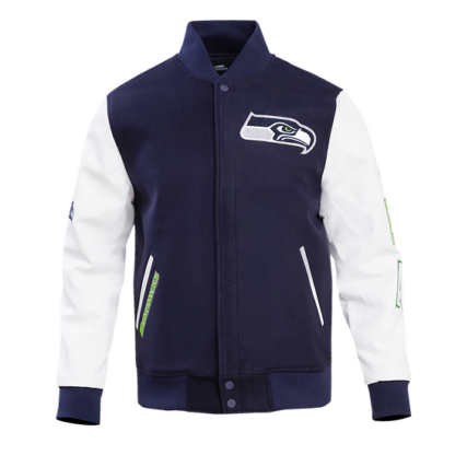 Jacket Nfl Seattle Seahawks Classic Men'S Wool Varsity