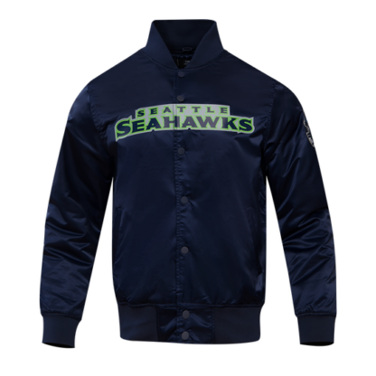 Jacket Nfl Seattle Seahawks Big Logo Men'S Satin