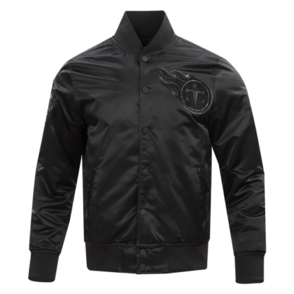 Jacket Nfl Tennessee Titans Triple Black Men'S Satin