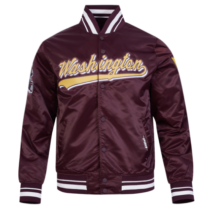 Jacket Nfl Washington Commanders Script Tail Men'S Satin