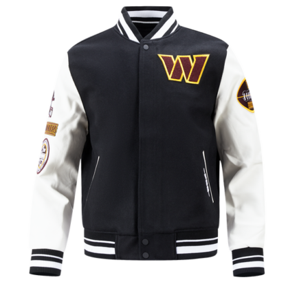 Jacket Nfl Washington Commanders Old English Wool Varsity