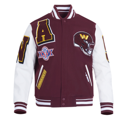 Jacket Nfl Washington Commanders Mashup Men'S Wool Varsity