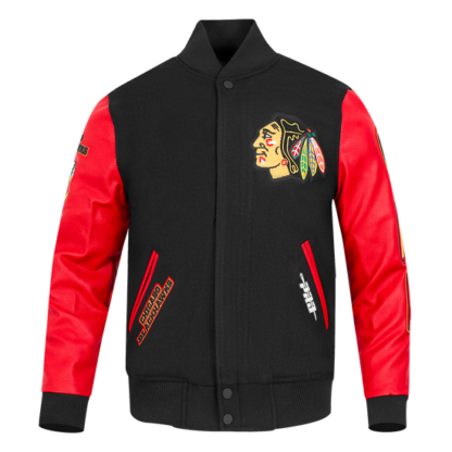 Jacket Nhl Chicago Blackhawks Classic Men'S Wool Varsity