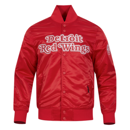 Jacket Nhl Detroit Red Wings Classic Satin Men'S