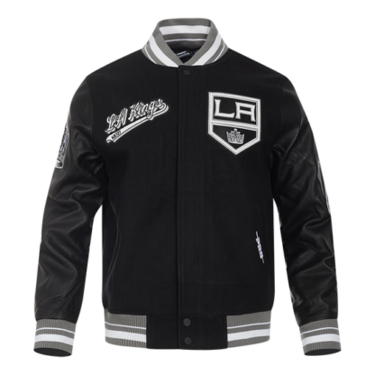 Jacket Nhl Los Angeles Kings Script Tail Men'S Wool Varsity