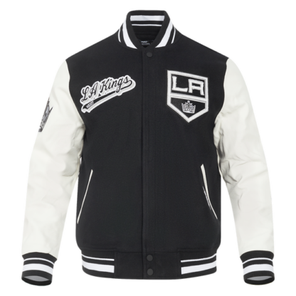 Jacket Nhl Los Angeles Kings Script Tail Men'S Wool Varsity