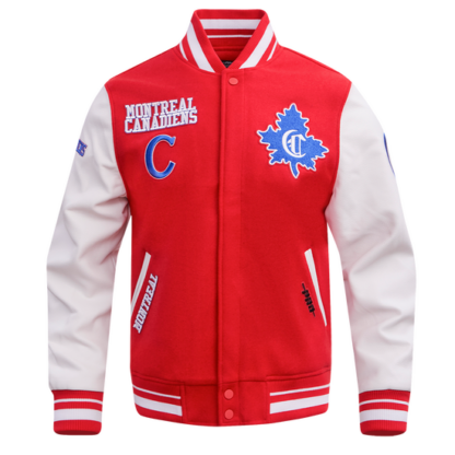 Jacket Nhl Montreal Canadiens Retro Classic Men Wool Varsity