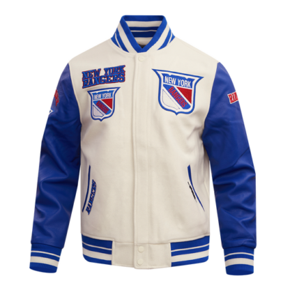 Jacket Nhl New York Rangers Retro Classic Wool Varsity Jac