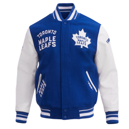 Jacket Nhl Toronto Maple Leafs Retro Classic Wool Varsity