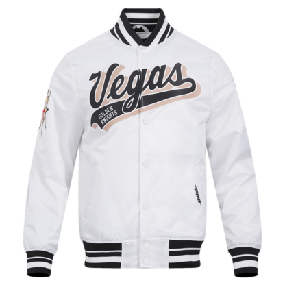 Jacket Nhl Vegas Golden Knights Script Tail Men'S Satin